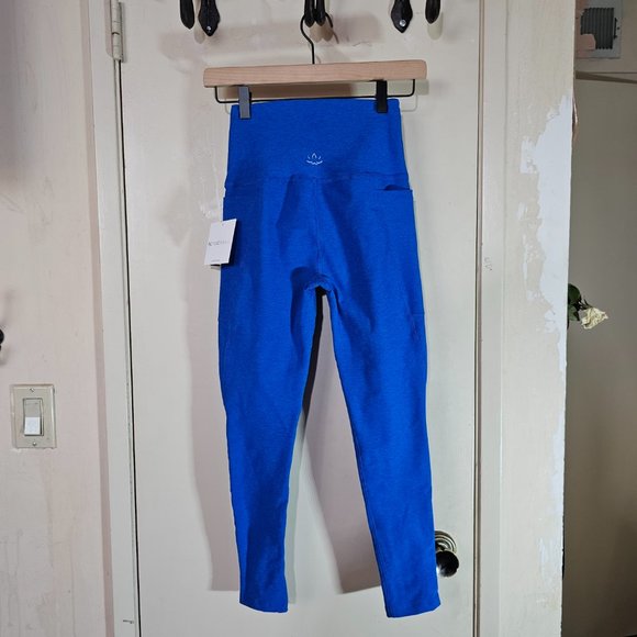 🏷️NWT Beyond Yoga Spacedye Out of Pocket High-Waist Midi Leggings In Azure Blue - Picture 6 of 15